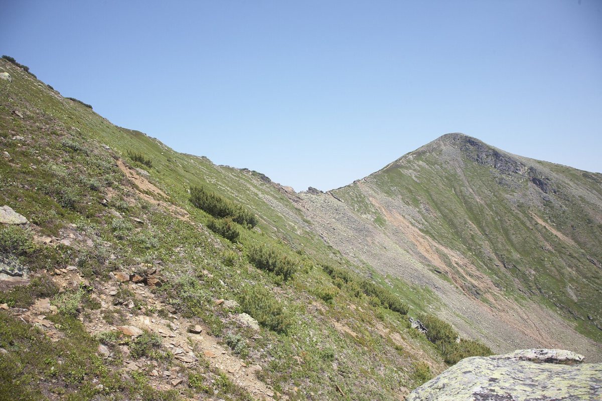 Chersky Peak in the Khamar-Daban range